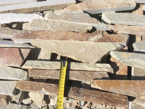 Горбушка златолит золотистый для облицовки купить в Красногорске