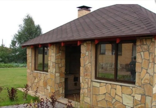 Плитняк златолит жёлтый золотистый для фасада 1,5-3см купить в Красногорске