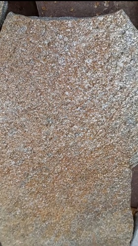 Плитняк златолит серебристый для цоколя, отмостки купить в Красногорске