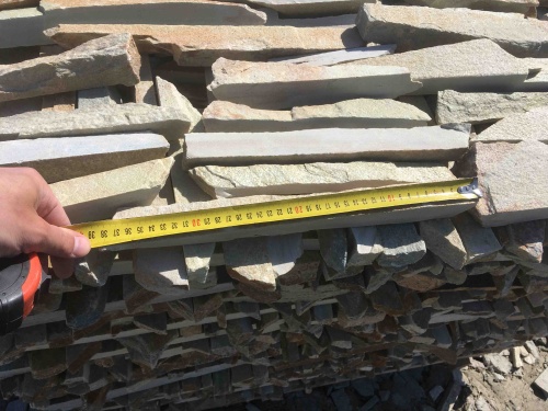 Горбушка златолит золотистый для облицовки купить в Красногорске