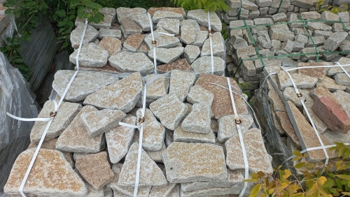 Гранитный плитняк галтованный для парковки купить в Красногорске