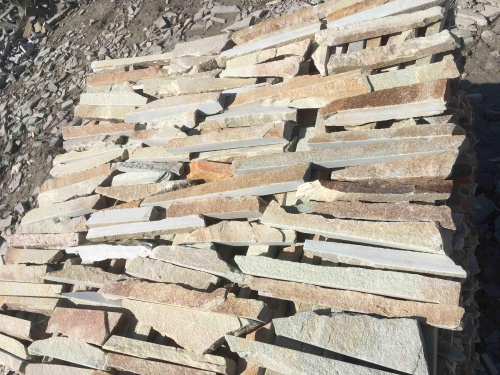 Горбушка златолит золотистый для облицовки купить в Красногорске